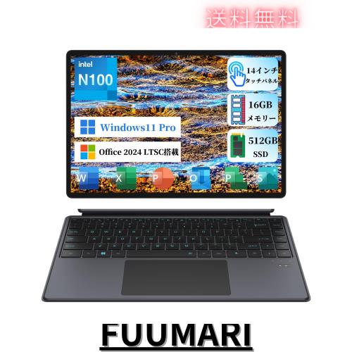 Amazon.co.jp: 2 in 1 タブレット N100 ノートパソコン Windows11 Pro