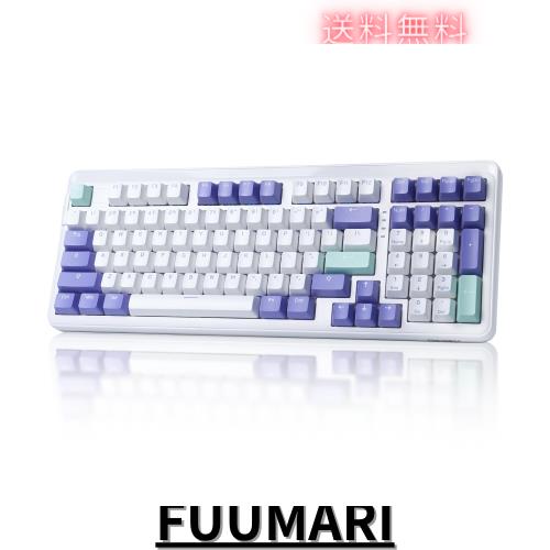 DAREU EK98PRO ゲーミングキーボード 無線 テンキー付き メカニカルキーボード 2.4Gワイヤレス/Bluetooth/有線USB接続可能 96%英語配列