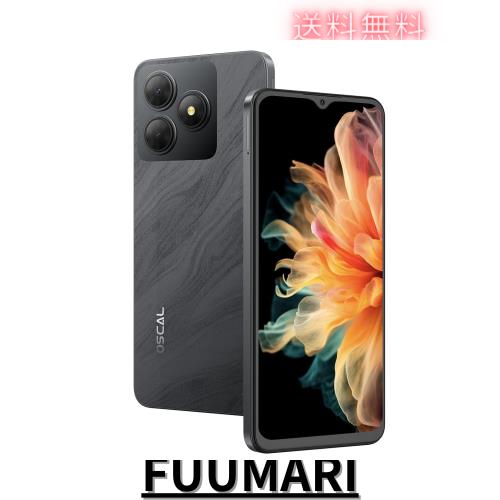 Oscal Flat2C スマホ 6GB ブラック OSCAL | FLAT 2C