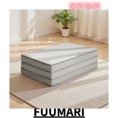 折りたたみマットレス 厚さ10cm【 高反発 硬め190N 密度36D】KOJIHOMU