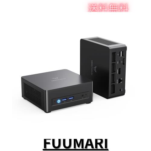 MINISFORUM UM690L Slim ミニpc AMD Ryzen 9 6900HX LPDDR5-6400MHz 32GB 500GB SSD Windows 11 Pro コンパクトPC Radeon 680M グラフィ