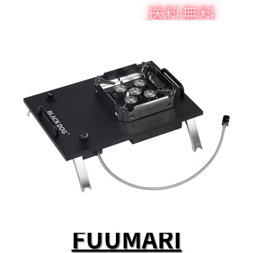 【公式】BLACKDOG 百式 IGT キャンプテーブル 折り畳み 4.5ユニット igt規格パネル天板 高さ41〜62cm調節可能 アルミ材質 収納袋付き (シ