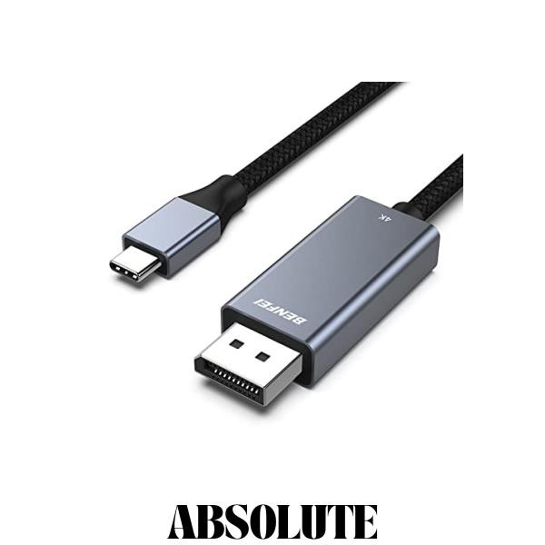 BENFEI 1.8m USB Type C - DisplayPort ケーブル【4K@60Hz 2K@144Hz