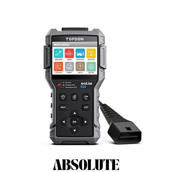 TOPDON AL600 obd2 診断機 日本語 OBD2スキャナー 自動車スキャンツール obd2コードリーダー オイル/SAS/BMSリセット  アクティブテスト Bの通販はau PAY マーケット - アブソリュート au PAY マーケット店 | au PAY マーケット－通販サイト