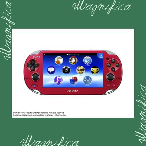 PlayStationVita Wi-Fiモデル コズミック・レッド (PCH-1000 ZA03) 【メーカー生産終了】