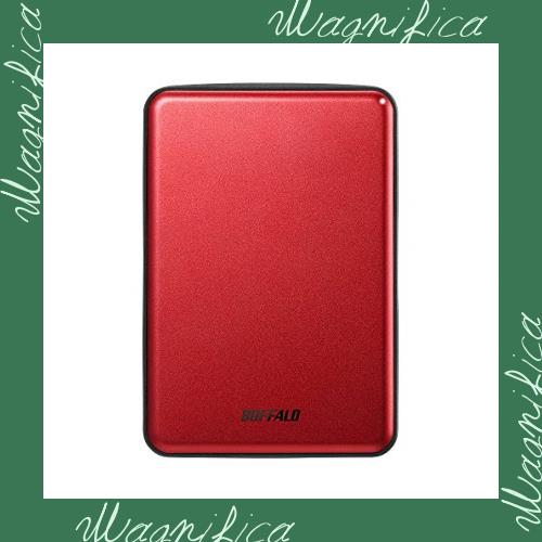 BUFFALO USB3.1(Gen.1)対応 アルミ素材＆薄型ポータブルHDD 2TB レッド HD-PUS2.0U3-RDDの通販は