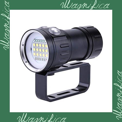 LEDダイビング懐中電灯 IPX8 水中撮影フィルライト 防水懐中電灯 LED水中ライト 明るさ調整可能 アルミニウム合金材料製 耐摩耗性 頑丈 の通販は 7,903円