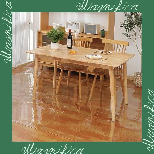 床を保護するダイニングマット チェアマット クリア フローリングや畳のキズ防止に 食べこぼし キッチン 透明 PVC フローリングシート 食の通販は 5,315円