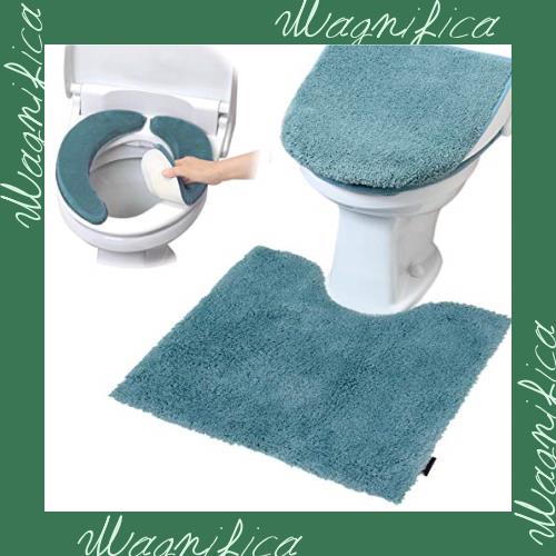 ヨコズナクリエーション バス トイレタリー (トイレマット＆フタカバー＆便座カバー セット, モダニスト ターコイズ)の通販は 5,610円