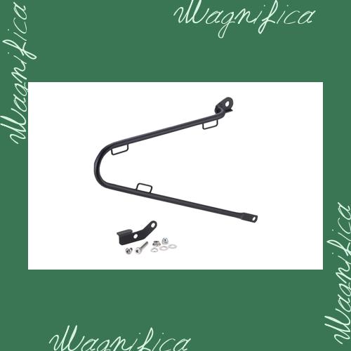 キジマ (kijima) バイク バイクパーツ バッグサポート 右側単品 ETCケースステー併用可能 GB350/S スチール製マットブラック仕上げ HONDAの通販は