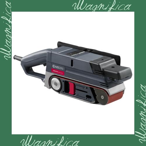 京セラ(Kyocera) 旧リョービ プロ用 ベルトサンダー ABE3210 637550A ブラック 【加工材に合わせてベルト速度が調節できる】 集じん機構の通販は