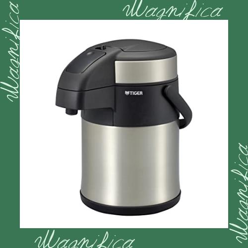 タイガー魔法瓶(TIGER) タイガー 保温 保冷 卓上 ステンレス エアーポット エコ とら~ず 2.2L MAA-C221XC クリアーステンレス(シルバー)の通販は 7,058円