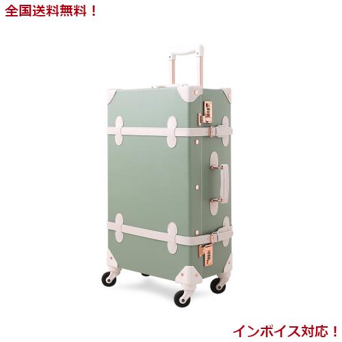 [Uniwalker] かわいい キャリーケース 復古主義 スーツケース トランクケース 修学旅行 静音四輪 手作り 可愛い キャリーバッグ 機内持込の通販は