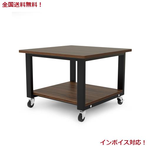 DEWEL 洗濯機用置き台 冷蔵庫用置き台 キャスター付き 乾燥機用置き台 プリンター台 2段 耐荷重150kg 50cm*50cm*35cm 金具 ロータイプ プの通販は