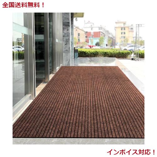 [Bcrio] 玄関マット 業務用 家庭用 屋外 室内 滑り止め 速乾 吸水 泥落とし 洗える エントランスマット 耐磨耗性 玄関 オフィス お店（コの通販は