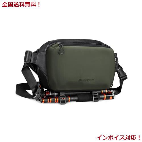 K＆F Concept カメラバッグ ショルダーバッグ スリングバッグ 大容量 カメラショルダーバッグ おしゃれ カメラケース 一眼レフカメラバッの通販は