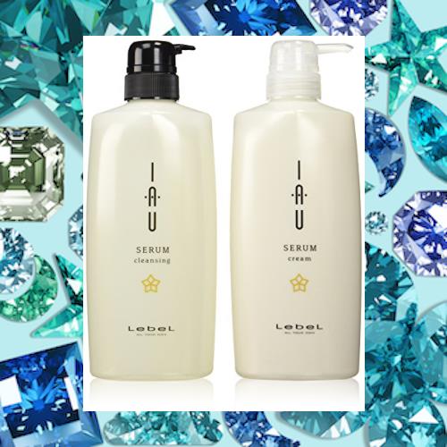 ルベル イオ セラム クレンジング シャンプー 600mL ＆ クリーム トリートメント 600mL セット Lebel iau SERUM