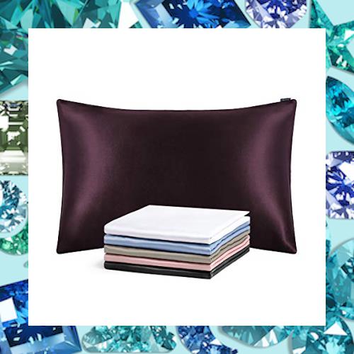 LILYSILK 最高25匁 シルク枕カバー ピローケース 1枚 両面タイプ 美肌 美髪 防ダニ 優しい肌触り 額縁無し 封筒式 洗える【ディープパーの通販は