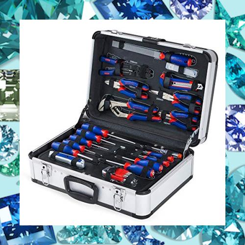 WORKPRO ホームツールセット 工具セット 119点組 家庭用 DIY 日曜大工 