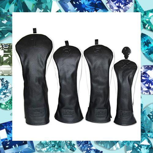 CRAFTSMAN（クラフトマン）ゴルフウッドカバー ヘッドカバー 4個セット（135X）ドライバー用・フェアウェイウッド用・ユーティリティー用