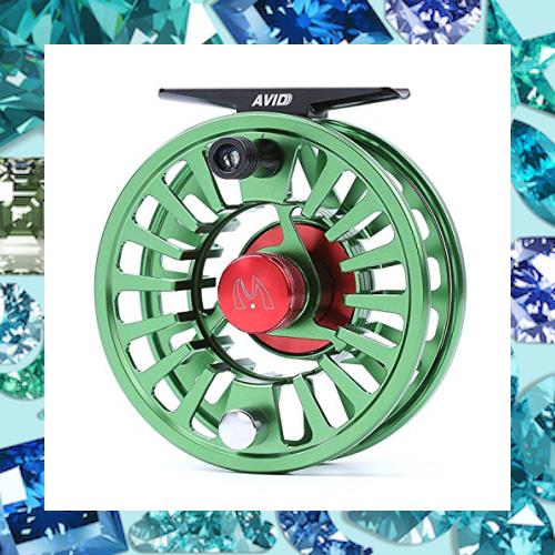 M MAXIMUMCATCH MaxcatchフライリールMidアーバ CNC加工アルミ製左右手交換可能サイズ(3/4 5/6 7/8wt) (グリーン, 5/6 wt)の通販は