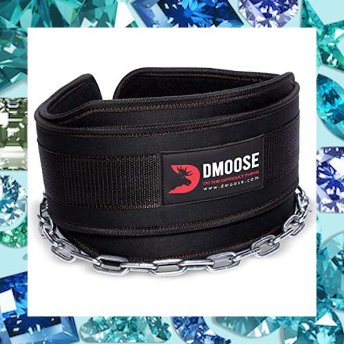 DMooseディップスベルト、36 ”ウェイトリフティング用筋力トレーニングベルト、快適なネオプレンサポート付きウェイトリフティング用ヘビ