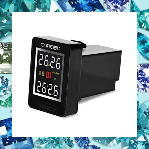 トヨタ/ホンダ/日産/マツダ用のU912タイヤ空気圧モニターシステムTPMSリアルタイムトラッキング温度圧力4個の内部または外部RFセンサー (