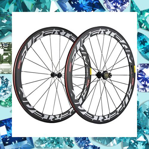 SUPERTEAM 50mm クリンチャ ーホイールセット700c 23mm ロードバイク