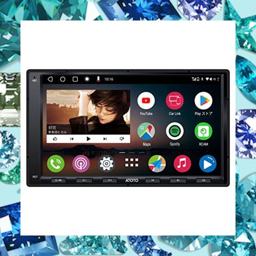 ATOTO A6 PF Androidカーナビ，ダブルDINカーステレオ、ワイヤレス 