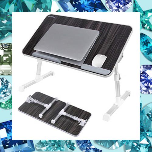 NEARPOW 折りたたみ式 ノートパソコンスタンド ベッドテーブル 4つ組み立て方 両・右・左利き対応 ローテーブル 机上台 高さ 角度調節可の通販は 5,749円