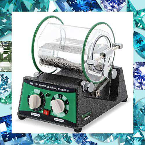 Huanyu バレル研磨機 チェンジバレル研磨機 ロータリーバレル アクセサリー/小物/天然石/金属/パーツ研磨 面取り サビ取り (中型)の通販は 22,037円