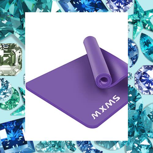 YUREN メンズ用 トレーニングマッ ト 幅広 90*185cm 極厚 15mm 特大 ヨガマット 高密度 ニトリルゴム 筋トレマット ピラティス エクササの通販は