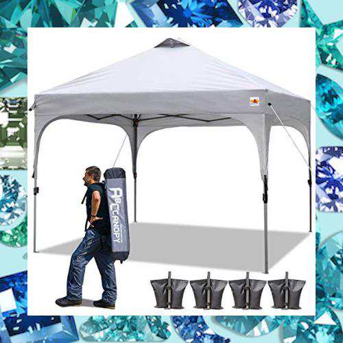 ABCCANOPY タープテント ワンタッチ 3段階調節 ベンチレーション 天井 2m/2.5m/3m アウトドア 簡単 大型 タープ テント キャスターバッグの通販は