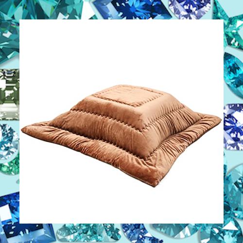 JEMAジェマ こたつ布団 こたつ厚掛け布団 掛け布団単品 吸湿発熱 中空綿 ふわふわ感触フランネル生地 無地 約１８５ｘ２３５ｃｍ 長方形