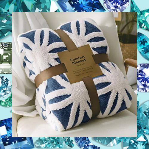 sledar(スレダー) 毛布 掛け毛布 ダブル 発熱二枚合わせ パイル シープ調 ふわふわ 丸洗いOK 抗菌防臭 防ダニ加工 北欧風 プレゼント 秋