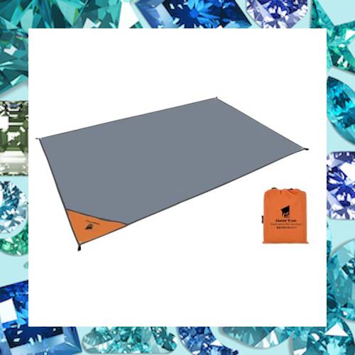 Geer Top グランドシート テントシート 軽量 キャンピング マット フロアマット ピクニックパッド ハンモック用タープ 防水 折り畳み