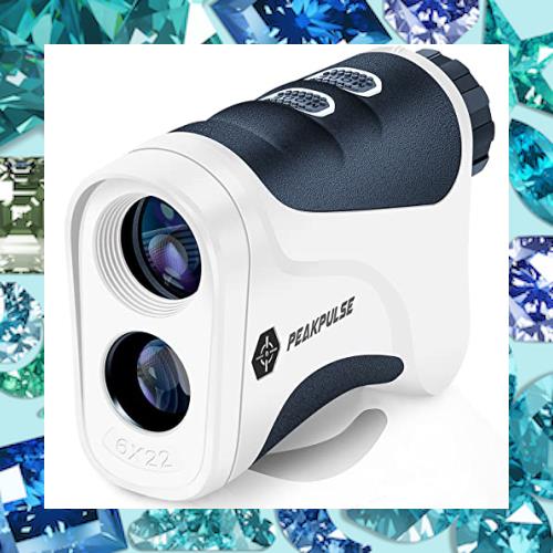 【公式】PEAKPULSE ゴルフ距離計 レーザー距離計 光学6倍望遠 スロープ補正 ピンロック 連続測定 最大660YD コンパクト 高透過LEDスクリ