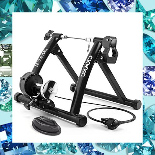 CXWXC 自転車 ローラー台 固定ローラー サイクルトレーナー 26〜29インチ対応 6段階負荷調整 折り畳み リモコンシフター・マグライザー・