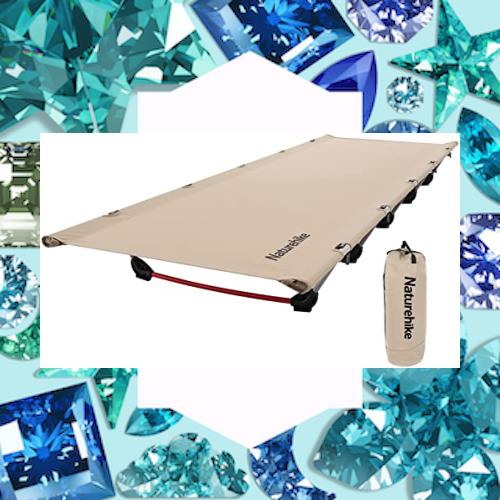 Naturehike公式ショップ アウトドアベッド コット コット用マット 折りたたみ式ベッド コンパクト 簡易 超軽量 耐荷重150kg 通気性 組立