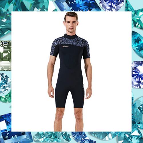 ウエットスーツ メンズ スプリング 3mm厚さ ネオプレン素材 フルスーツ ダイビング フィッシング バックジップスプリング マリンスポーツの通販は