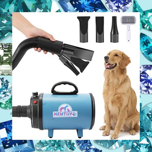 NEWTRY ペットドライヤー 犬用 ペット用 ドライヤー ブロワー 送風機