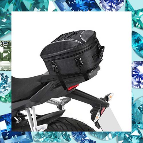 KEMIMOTO バイク用 シートバッグ 拡張機能あり 22-30L ヘルメットバッグ 撥水 防水 耐久性 固定ベルト付き cb250r ninja250 GSX-S125適合