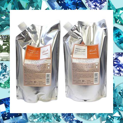 セット販売 hoyu ホーユー プロマスター カラーケア リッチ シャンプー 1000ml× トリートメント 1000g セット