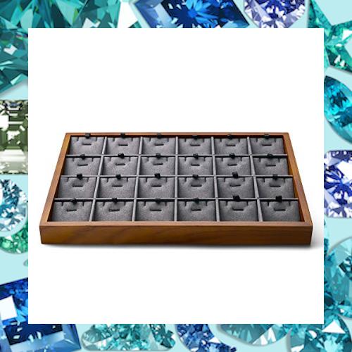 Oirlv 宝飾品御盆 付属品御盆 木製 首飾り 腕輪 ピアス 指環見せびらかす用 小物置き 御膳上等 格好のいい P05402 (F：ネッ