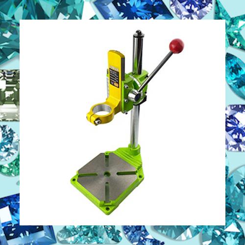 HFS(R) 垂直ドリルスタンド 38mm-43mm 穴あけ 重型 回転角度0〜90° 400x155x155mm 電動ドリルスタンド アルミ DIY 業務