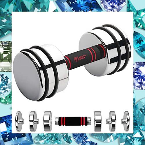 Northdeer 15kg 可変式 小型 ダンベル 1本セット えんどー】Northdeer