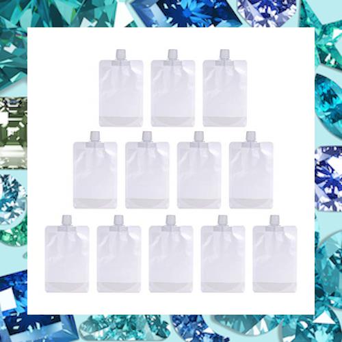 KESYOO 飲み物 バッグ 300ml 飲料バッグ ジュースバッグ 透明 ドリンク 保存袋 バッグリキュールポーチ 使い捨てドリンクバッグ 50個セッの通販は 5,174円