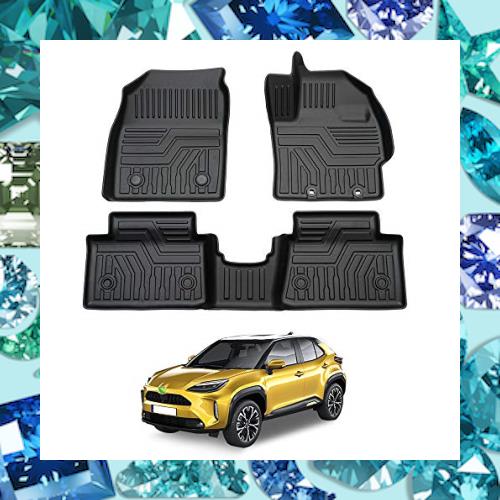 Cartist トヨタ ヤリス ヤリスクロス フロアマット 防水 AT車用 YARIS YARIS CROSS MXP 2020年8月-現行 3Dフロアマット 立体 カーマット