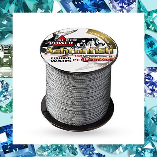 Ashconfish 釣りライン 500m 単色 グレーの通販は