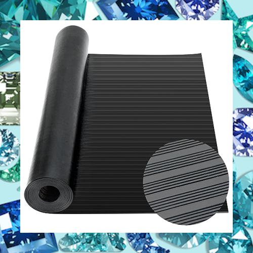 uyoyous 厚さ3mm ガレージマット 1m*3m ゴムシート トラック ゴムマット ラバーマット ゴムマット トラック用ゴムマット ゴム製マット 滑の通販は 6,636円